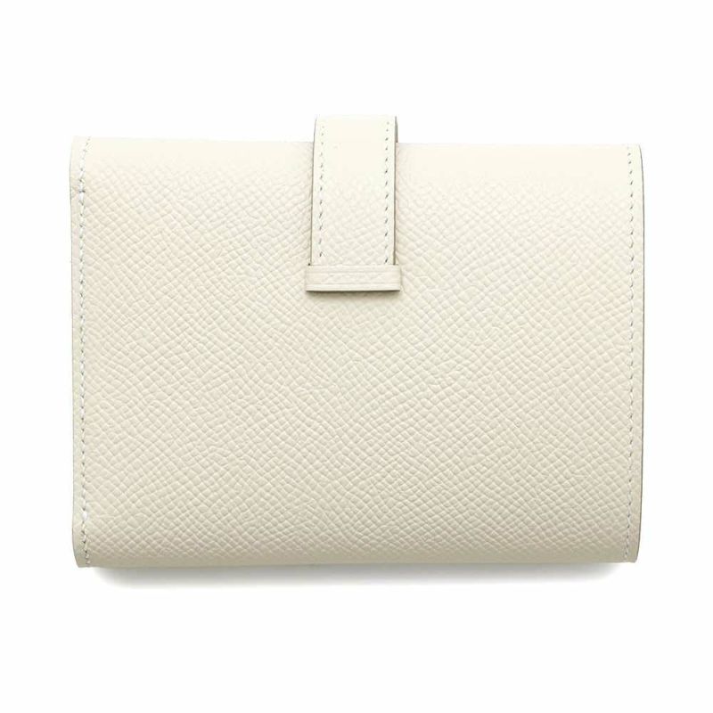 エルメス 三つ折り財布 ベアン コンビネ クレ/シルバー金具 エプソン W刻印 HERMES 財布
