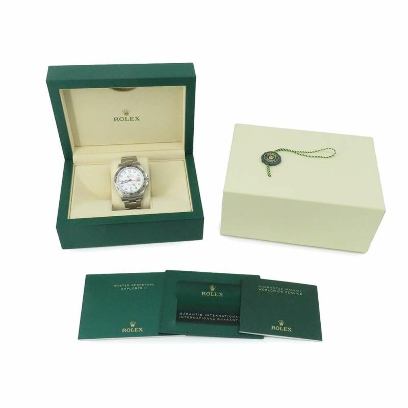 ロレックス エクスプローラー2 ランダムシリアル ルーレット 226570 ROLEX 腕時計 白文字盤