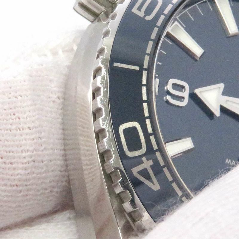 オメガ シーマスター プラネットオーシャン マスター クロノメーター 600M 215.30.40.20.03.001  ブルー文字盤