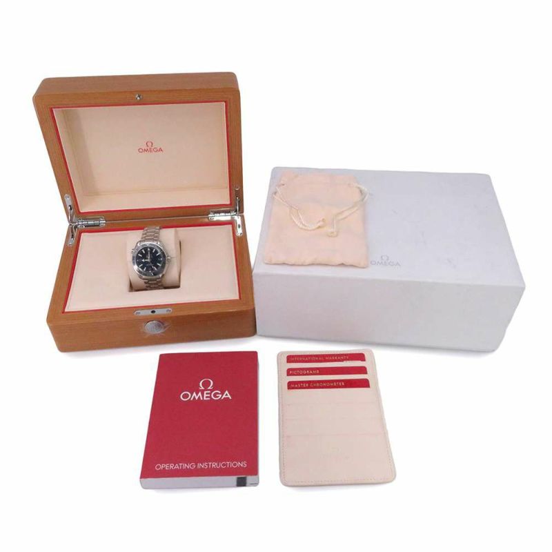 オメガ シーマスター プラネットオーシャン マスター クロノメーター 600M 215.30.40.20.03.001  ブルー文字盤