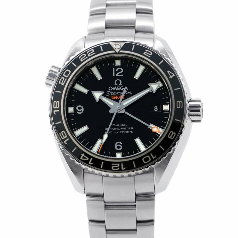 オメガ シーマスター プラネットオーシャン GMT 232.30.44.22.01.001 OMEGA 腕時計 黒文字盤