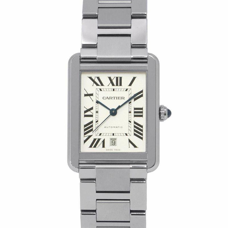 カルティエ タンク ソロ XL W5200028 Cartier 腕時計 ウォッチ シルバー文字盤
