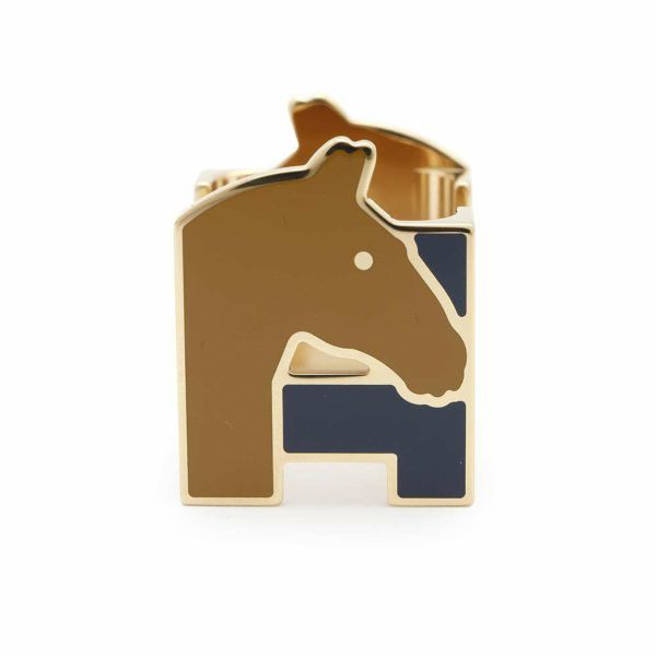 エルメス スカーフリング Hシュヴァル カレ用 メタル HERMES アクセサリー