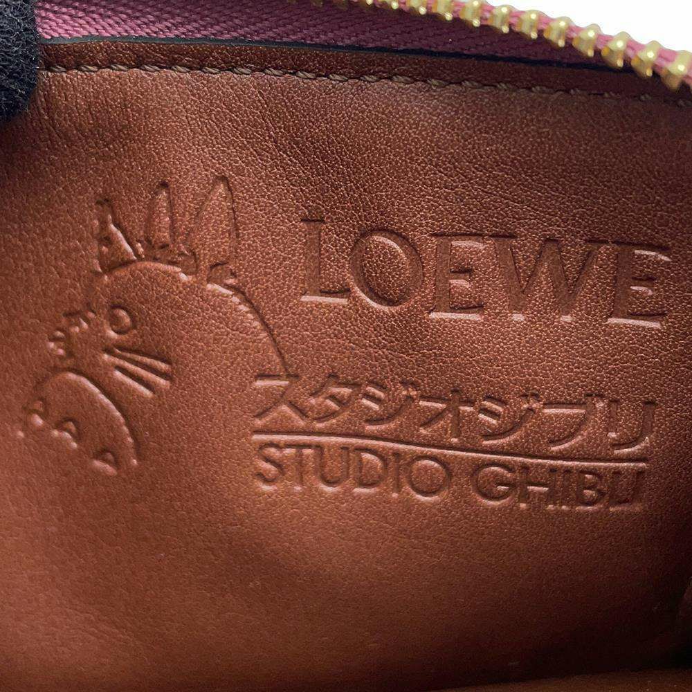 ロエベ カードケース スタジオジブリ 千と千尋の神隠し 青蛙 C643Z40X14 LOEWE コインケース フラグメントケース