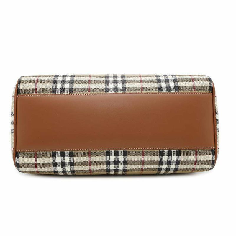 バーバリー ハンドバッグ チェック ミディアム 8071355 BURBERRY ボウリングバッグ 2wayショルダーバッグ