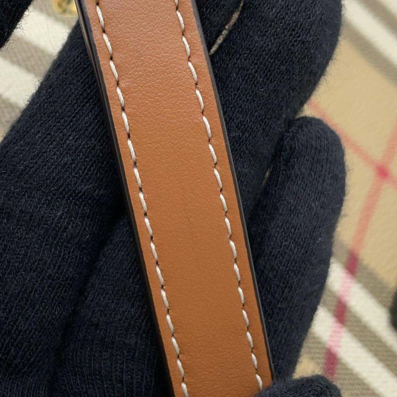 バーバリー ハンドバッグ チェック ミディアム 8071355 BURBERRY ボウリングバッグ 2wayショルダーバッグ