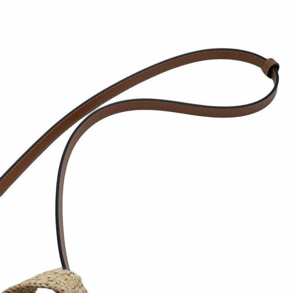 ロエベ ハンドバッグ フォント トート ミニ ラフィア A685V46X01 LOEWE 2wayショルダーバッグ かごバッグ