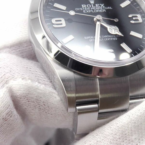 ロレックス エクスプローラー1 ランダムシリアル ルーレット 124270 ROLEX 腕時計 ウォッチ 黒文字盤