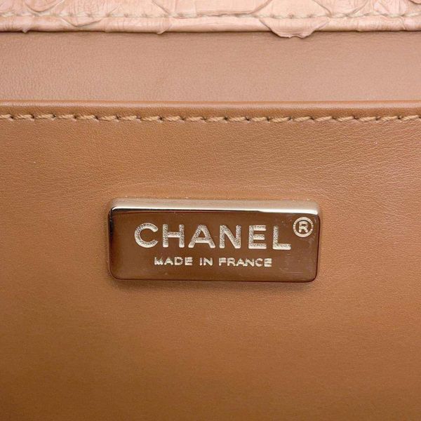 シャネル チェーンショルダーバッグ ココマーク パイソン CHANEL バッグ 2wayクラッチバッグ