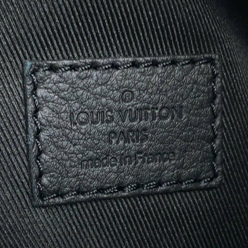 ルイヴィトン ボディバッグ モノグラム・シャドウ デュオ・スリングバッグ M21890 ヴィトン ブラック 黒