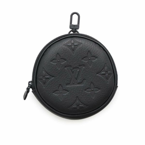 ルイヴィトン ボディバッグ モノグラム・シャドウ デュオ・スリングバッグ M21890 ヴィトン ブラック 黒