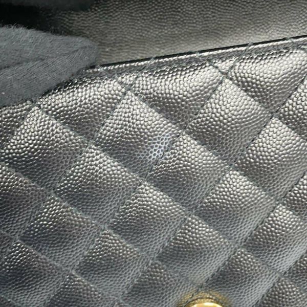 サンローランパリ チェーンショルダーバッグ エンヴェロップ ミディアム カーフレザー 600185 2way 黒