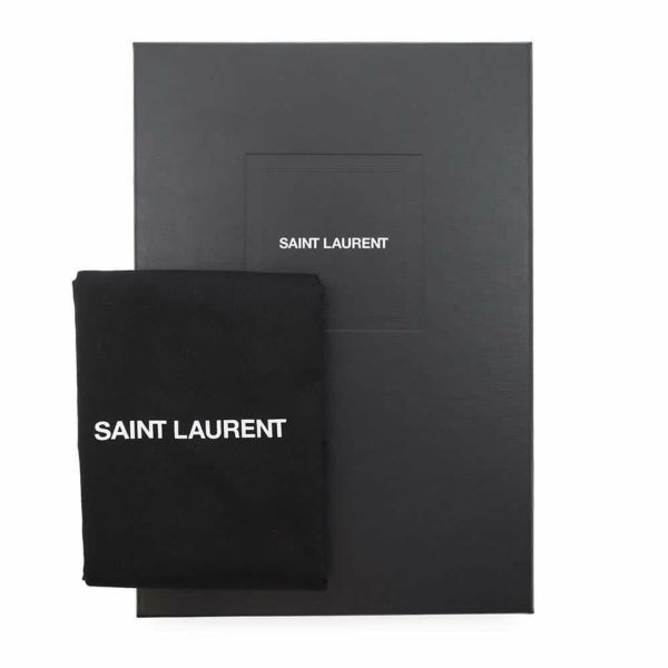 サンローランパリ チェーンショルダーバッグ エンヴェロップ ミディアム カーフレザー 600185 2way 黒