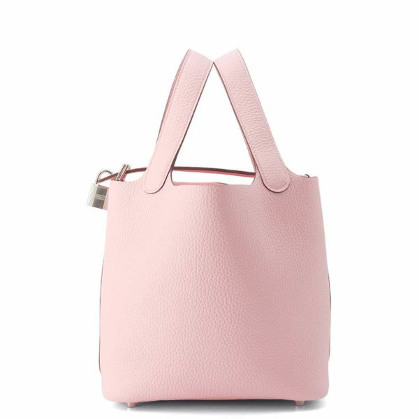 エルメス ハンドバッグ ピコタンロックPM ローズサクラ/シルバー金具 トリヨンクレマンス K刻印
