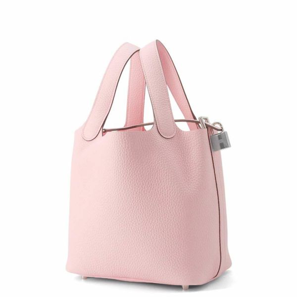 エルメス ハンドバッグ ピコタンロックPM ローズサクラ/シルバー金具 トリヨンクレマンス K刻印