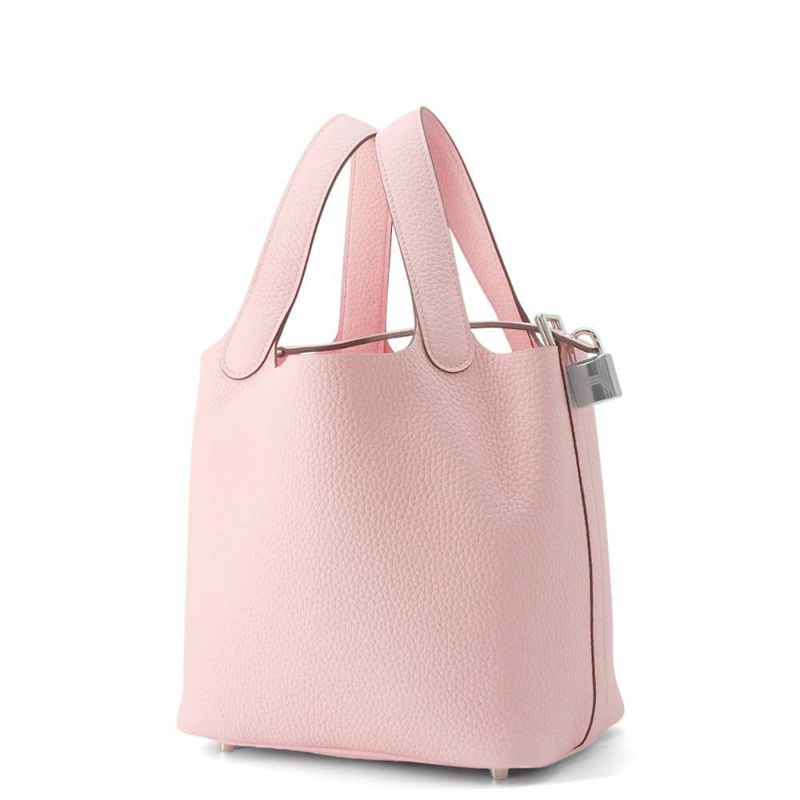 エルメス ハンドバッグ ピコタンロックPM ローズサクラ/シルバー金具 トリヨンクレマンス K刻印