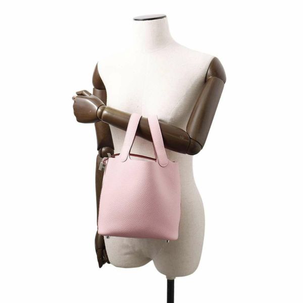 エルメス ハンドバッグ ピコタンロックPM ローズサクラ/シルバー金具 トリヨンクレマンス K刻印