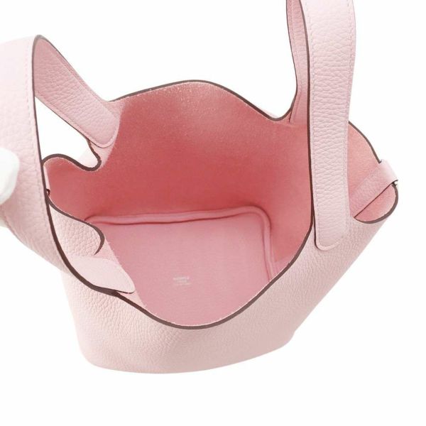 エルメス ハンドバッグ ピコタンロックPM ローズサクラ/シルバー金具 トリヨンクレマンス K刻印