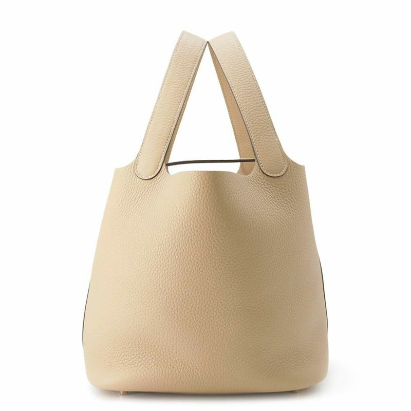 エルメス ハンドバッグ ピコタンロックMM トレンチ/ゴールド金具 トリヨンクレマンス K刻印