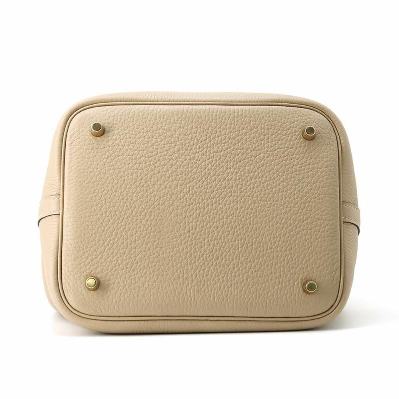 エルメス ハンドバッグ ピコタンロックMM トレンチ/ゴールド金具 トリヨンクレマンス K刻印