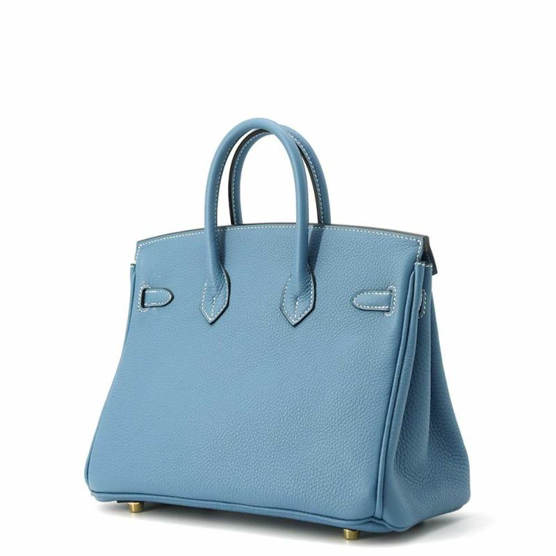 エルメス バーキン25 ニューブルージーン/ゴールド金具 トゴ W刻印 HERMES Birkin ハンドバッグ