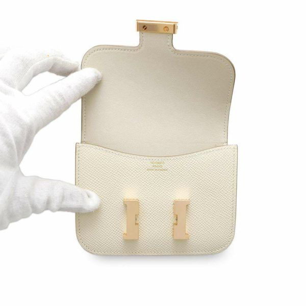 エルメス 財布 コンスタンス スリム クレ/ピンクゴールド金具 エプソン Z刻印 HERMES 財布