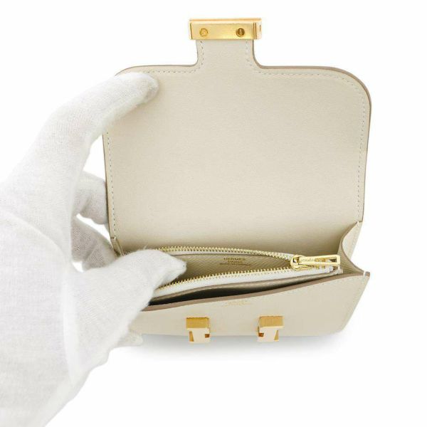 エルメス 財布 コンスタンス スリム クレ/ピンクゴールド金具 エプソン Z刻印 HERMES 財布
