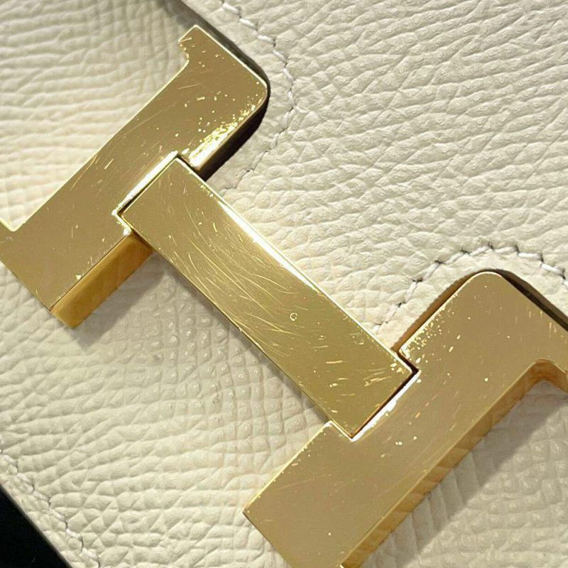 エルメス 財布 コンスタンス スリム クレ/ピンクゴールド金具 エプソン Z刻印 HERMES 財布
