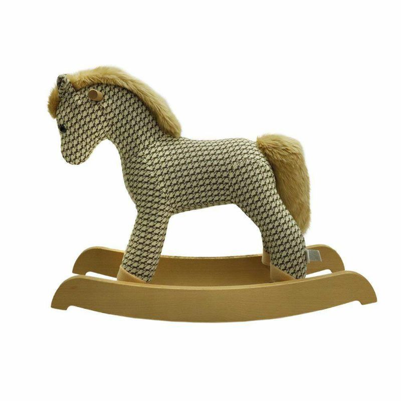 エルメス 揺り木馬 ハーミー ロッキングホース エルミー コットン ファー ウッド HERMES オブジェ