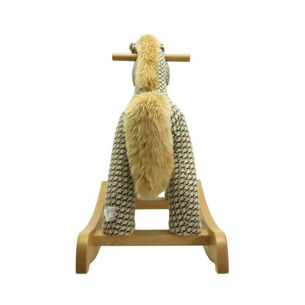 エルメス 揺り木馬 ハーミー ロッキングホース エルミー コットン ファー ウッド HERMES オブジェ