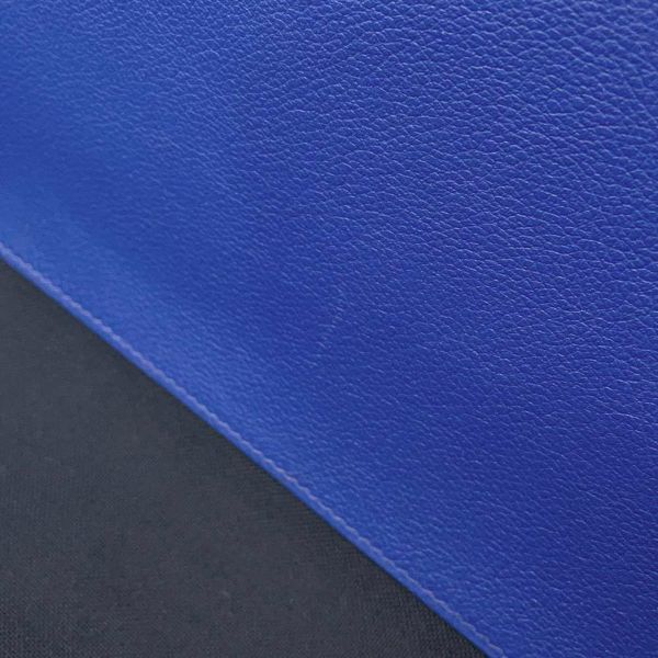 エルメス ビジネスバッグ ヴィクトリア ライト 38 ブルーエレクトリック/シルバー金具 エバーカラー C刻印 メンズ