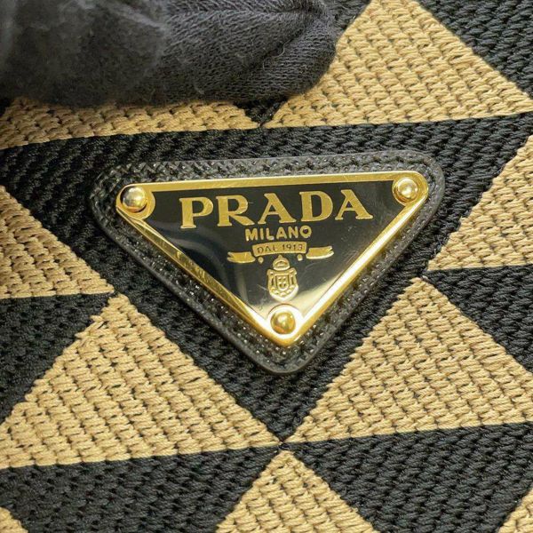 プラダ トートバッグ ジャカードファブリック ラージ 1BA356 PRADA バッグ