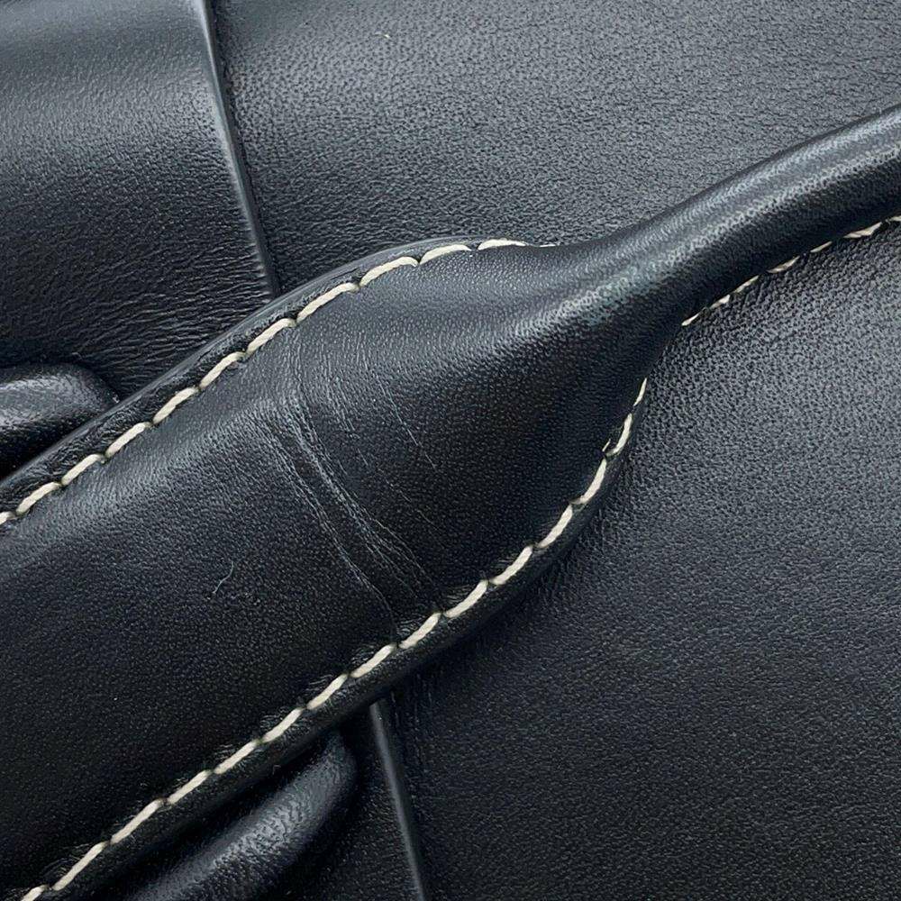 ボッテガヴェネタ ハンドバッグ ミニザ・アルコ 600606 BOTTEGA VENETA 2wayショルダーバッグ 黒