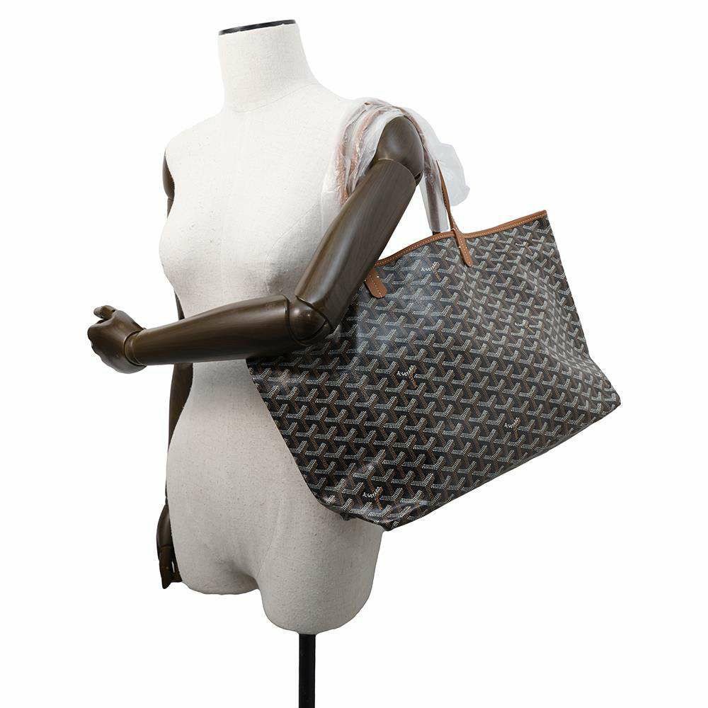 ゴヤール トートバッグ サンルイPM PVC レザー STLOUIPMLTY01CL03P GOYARD ポーチ付き 黒