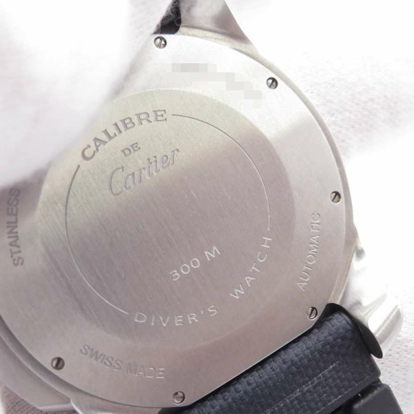 カルティエ カリブル ドゥ カルティエ ダイバー W2CA0008 Cartier 腕時計 ブルー文字盤