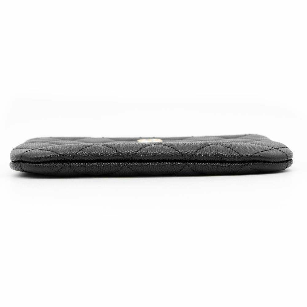 シャネル ポーチ マトラッセ ココマーク キャビアスキン AP4020 CHANEL 黒