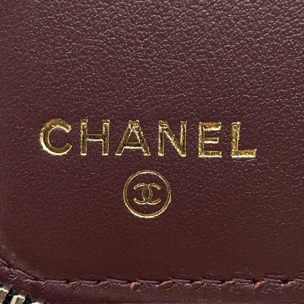 シャネル 二つ折り財布 マトラッセ スモールウォレット ココマーク キャビアスキン AP4652 CHANEL 財布 黒