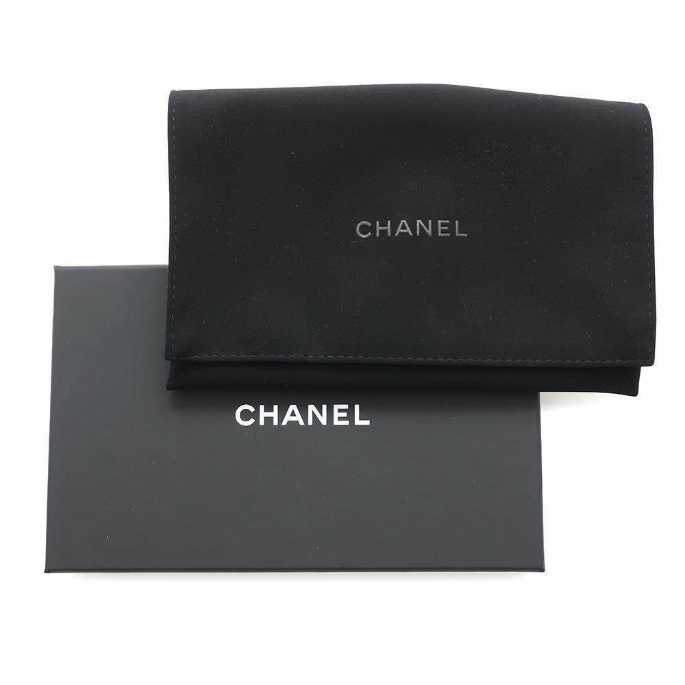 シャネル 二つ折り財布 マトラッセ スモールウォレット ココマーク キャビアスキン AP4652 CHANEL 財布 黒