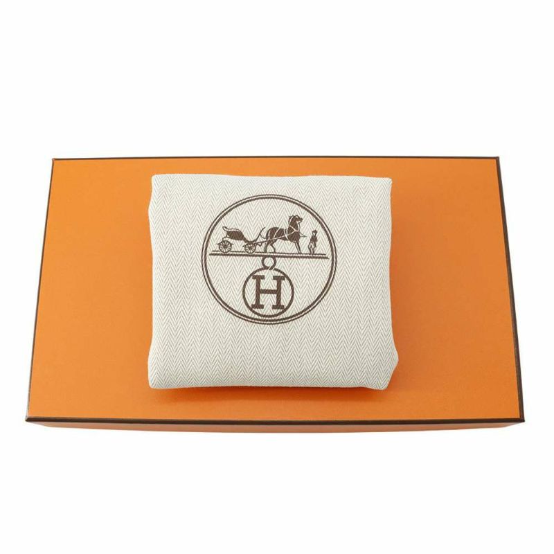 エルメス ハンドバッグ ポシェットケリー エトゥープ/シルバー金具 スイフト W刻印