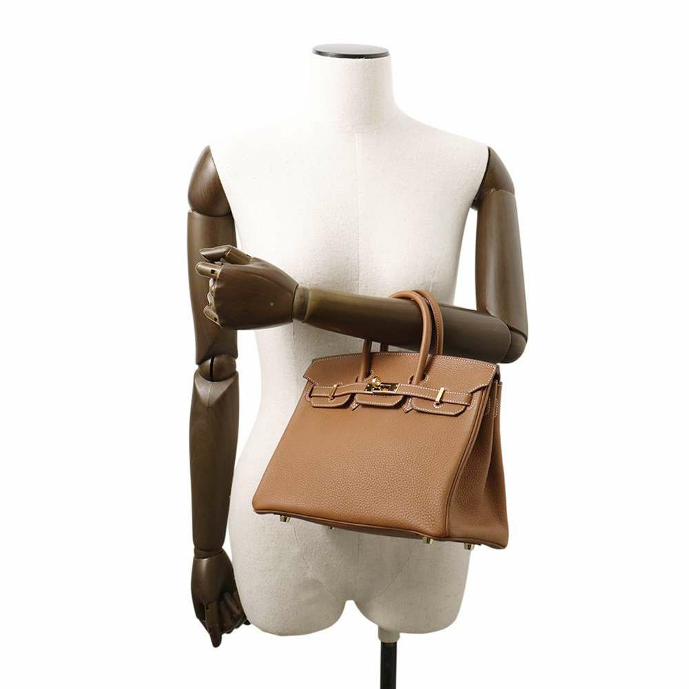 エルメス バーキン25 ゴールド/ゴールド金具 トゴ D刻印 HERMES Birkin ハンドバッグ