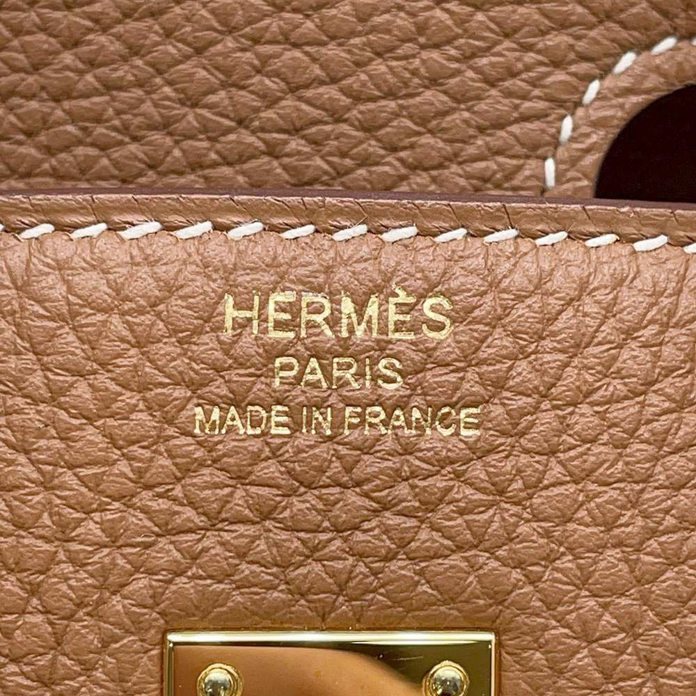 エルメス バーキン25 ゴールド/ゴールド金具 トゴ D刻印 HERMES Birkin ハンドバッグ