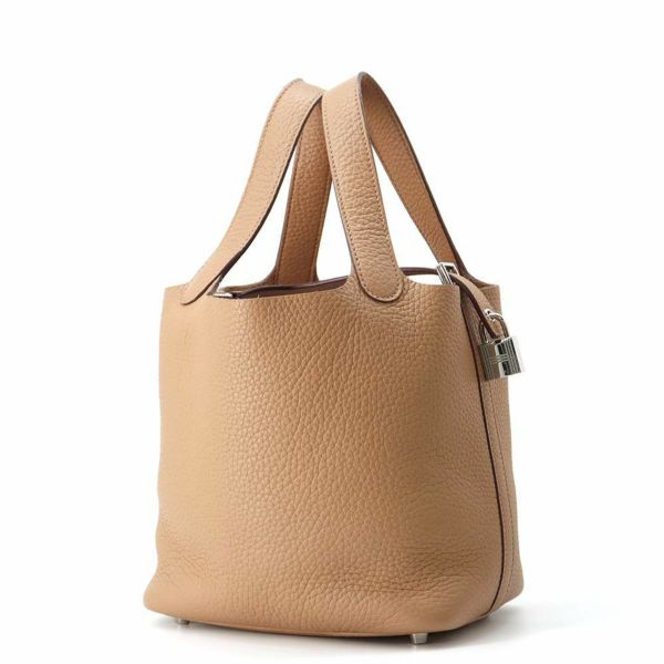 エルメス ハンドバッグ ピコタンロックPM チャイ/シルバー金具 トリヨンクレマンス B刻印