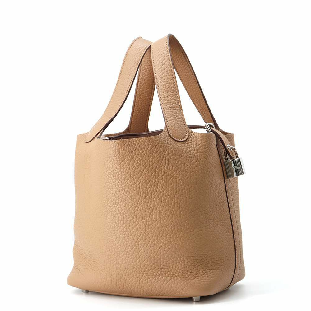 エルメス ハンドバッグ ピコタンロックPM チャイ/シルバー金具 トリヨンクレマンス B刻印