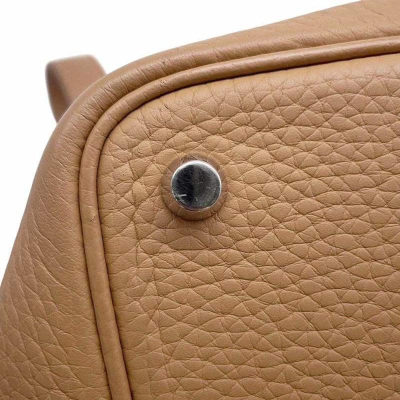 エルメス ハンドバッグ ピコタンロックPM チャイ/シルバー金具 トリヨンクレマンス B刻印