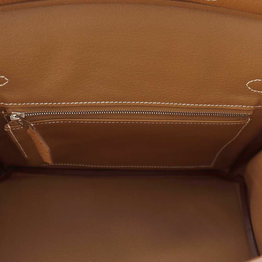 エルメス バーキン25 ゴールド/シルバー金具 トゴK刻印 HERMES Birkin ハンドバッグ
