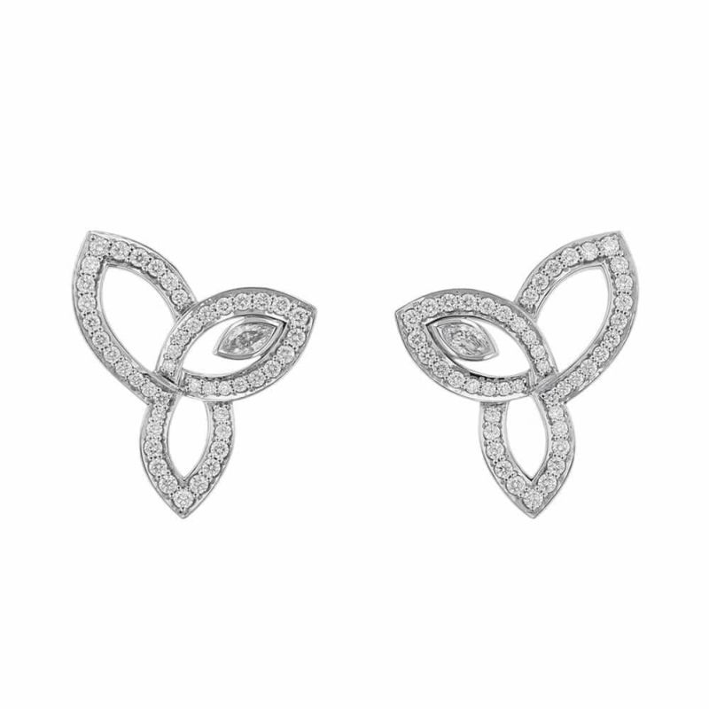 ハリーウィンストン ピアス リリークラスター・イヤリング ダイヤモンド 92P 計0.68ct Pt950プラチナ EADPMQRFLC