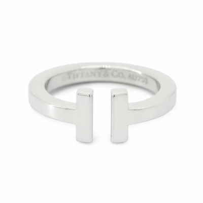 ティファニー リング Tスクエア リング K18WGホワイトゴールド リングサイズ約13号 Tiffany&Co. 指輪 ジュエリー 安心保証