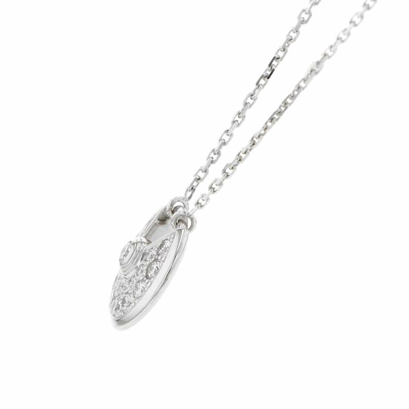 カルティエ ネックレス アミュレット ドゥ カルティエ ネックレス XS パヴェダイヤモンド K18WG B3047300 Cartier ジュエリー