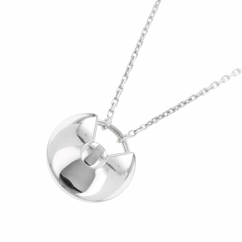 カルティエ ネックレス アミュレット ドゥ カルティエ ネックレス XS パヴェダイヤモンド K18WG B3047300 Cartier ジュエリー