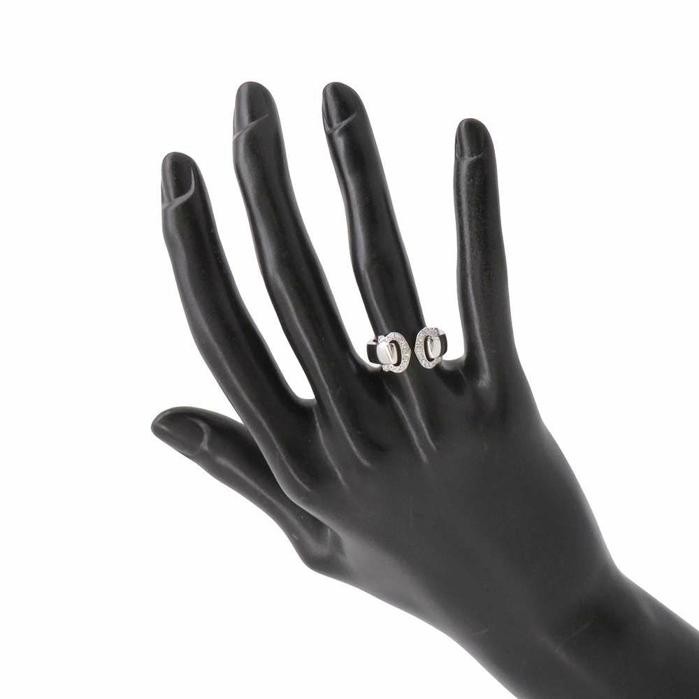 カルティエ リング 2C ブークルセ ダイヤモンド K18WGホワイトゴールド リングサイズ49 Cartier ジュエリー